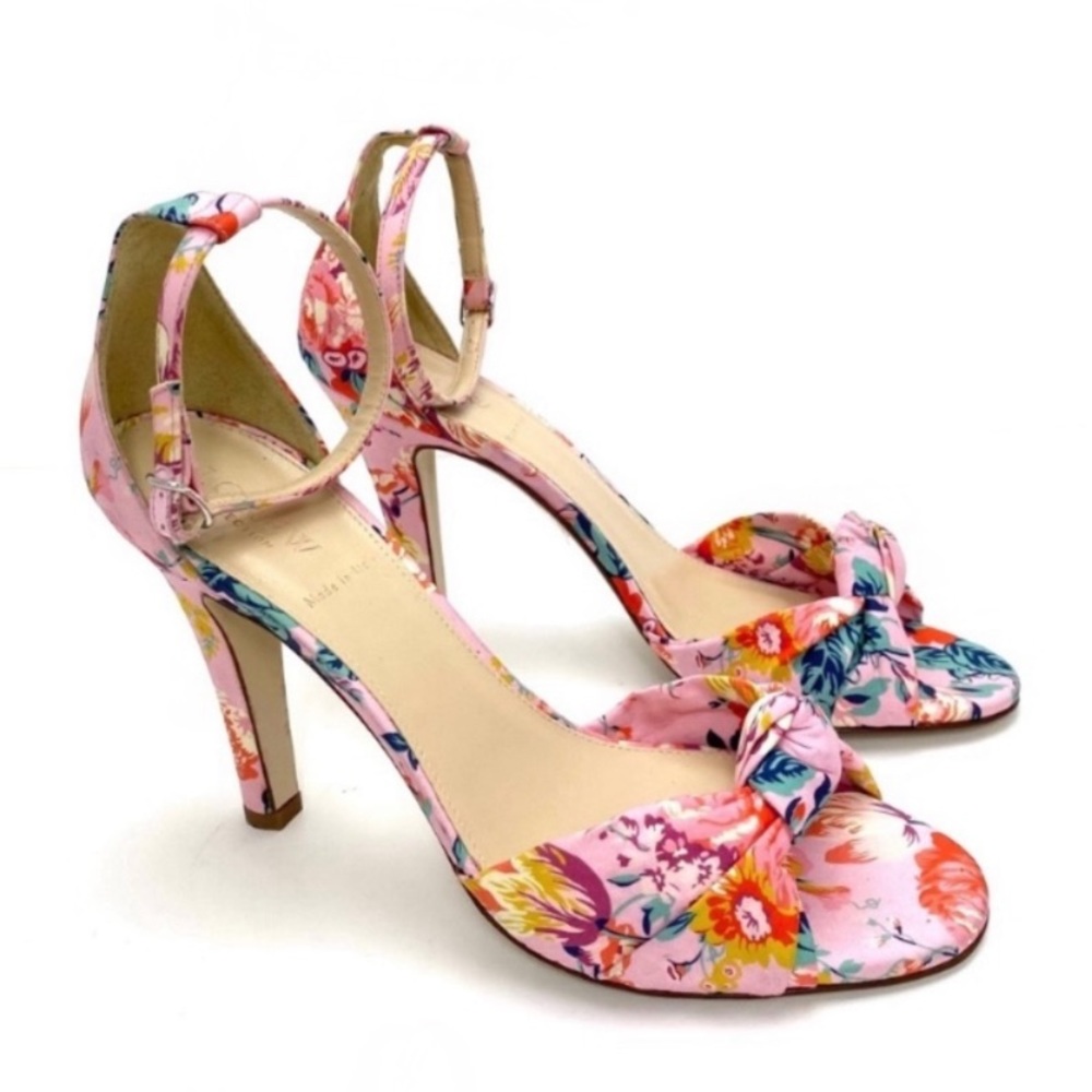 J. Crew Liberty Print High-heel Sandals size 8.5